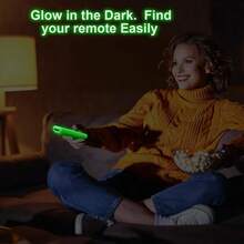 AWYYCase For Roku Remote Cover For Hisense/ Roku TV Steaming Stick/Express Universal Replacement Controller Silicone Sleeve Skin With Lanyard Glow In The Dark Green - 螢光綠 - 查看 2