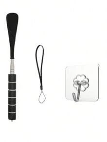 1个可调节伸缩鞋拔，符合人体工学设计的长柄塑料鞋拔，不锈钢材质，适合老人、残疾人士、孕妇使用，适用于卧室、客厅、户外和浴室。 - 彩色 - 查看 17