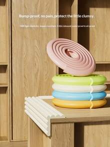 Children's Anti-Collision Strips, Household Corner Protection Strips, Anti-Collision Columns, Foam Sponge Soft Packaging, Table Corner Protectors And Edge Strips (2 Meters Per Roll)
