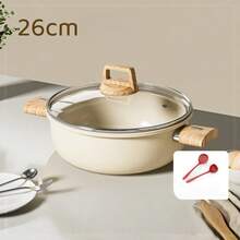 Dual Ear White Ceramic Dual-Flow Soup Pot, Steamer Pot, Large Capacity Household Multi-Function Stew Pot, Household Kitchen Stew Pot, Non-Stick Stew Pot - Multicolor - View 14