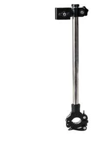 1 pieza Soporte ajustable para paraguas sin necesidad de herramientas para sujetar el paraguas, conector de paraguas para sillas de ruedas, andadores, caminadores, bicicletas, cochecitos, carriolas, regalo de Navidad, Halloween, Acción de Gracias, Pascua - Blanco y Negro - Ver 11