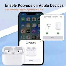 NEW Air3 Air4 Air5 Wireless Earbuds  Pro(2nd Generation),5.3 In Ear Headphones With Noise Cancelling Mic,40H Playtime,3D HiFi Stereo,IPX7 Waterproof Control,Auto-Pairing/Android Wireless Earbuds For Sports / Workout / Gym - 白色 - 查看 7