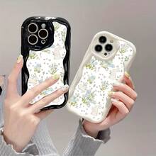 Funda de teléfono suave con estampado de ondas crema para X a la serie 16, funda de teléfono a prueba de golpes, regalo lindo para chicas, funda de teléfono con ondas cremosas, funda de teléfono estética, fundas de teléfono estéticas, funda de teléfono a prueba de golpes, funda de teléfono, funda de linda, fundas de teléfono modernas, funda de teléfono, funda de teléfono para chicas, funda de teléfono estrella, funda de teléfono todo incluido, funda de teléfono de color oscuro linda, carcasa de teléfono, funda de teléfono floral estética, cubierta de teléfono, funda de teléfono estética, funda de teléfono femenina, funda de teléfono ondulada, funda de teléfono divertida - Blanco - Ver 4