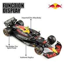 Burago 2025 Oracle Red Bull Racing RB21 #1 1:43 Scale Alloy Diecast Model Car, Racing Car Model, Perfect Gift For Holidays And Birthdays