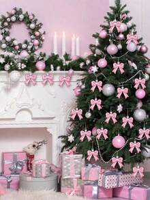 12 Pcs Pink Bow Decorations 3D Pink Bow Party Hanging Ornaments For Birthday Baby Shower Bachelorette Christmas Tree Wedding Party Indoor Ornament,Pink Ornaments For Christmas Tree Decor,Pink Christmas Ball Christmas Decorations Hanging Ornaments For Holiday Xmas Tree Home Decor,Christmas Decorations,Christmas Decor Home,Christmas Gifts,Christmas Tree Decorations,Christmas Ornaments For Tree