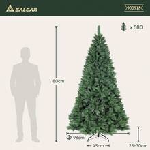 SALCAR Artificial Christmas Tree, 60 Cm - 270 Cm - 7-green - View 9