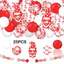 25pcs Silicone Beads With Heart Pattern Print, Cow Shaped Silicone Beads, Loose Beads Suitable For Jewelry Making, Earrings, Necklaces, Bags, Pens, Phone Chains, Makeup Brushes, Keychains And Other DIY Crafts, Holiday, Birthday, Valentine's Day Gifts - Valentine's Day Series - View 17