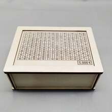 New Wooden Money Box Reusable Handmade Money Saving Box Crafts With Saving Money Goals Counter Coin Tray Storage Case Children - Multicolor - View 15