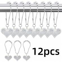 12pcs White Heart Hook Set: The Secret Santa Gift Exchange, Last-Minute Holiday Presents, Or Seasonal Gifting Solution-This Personalized Gift Is Perfect. The Top Choice For Christmas Decor: Ideal For Bedroom Organization, Hanging Wreaths In The Living Room