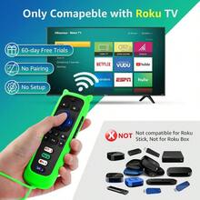 AWYY2+2 Packs Replacement Remote Control For Roku TV With Silicone Cover Universal Remote For /Hisense/Onn/Westinghouse/ Roku Smart TVs (Not For Roku Stick/Box) - 2RemoteGlowBlueCoverGlowGreenCover - Xem 2