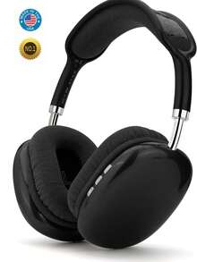 Active Noise Cancelling Headphones Wireless Headphones, Rich Bass, Clear Calls, Suitable For Office, Travel, Gaming, Outing, Sports Headphones, Compatible With All IOS/Android - 黑色 - 查看 1