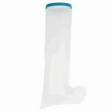 Protector de yeso, cubierta de brazo para heridas, cubierta de yeso impermeable, manga de brazo impermeable para pierna para bailarina para ducha de baño - Blanco - Ver 2