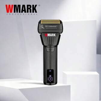 Wmark Beard Shaver Professional Beard Trimmer 9000 RPM Shaver Digital Display High Power Trimmer Electric Razor Men Reciprocating Shaving Machine NG-7982