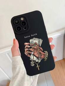 1个时尚个性化硬币纹图案黑色瞳孔手机壳，兼容 16/16Pro/16Plus/15/15ProMax/15Pro/11/12/13/14ProMax/12Mini/13Mini/11Pro/11ProMax/12Pro/12ProMax/13Pro/13ProMax/14Pro/14ProMax，软壳，高端创意 - 彩色 - 查看 2