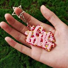 Personalisierter doppelschichtiger Acryl-Schlüsselanhänger - graviert individuell, romantisches Valentinstags-Geschenk geeignet für Paare und Geliebte, elegantes Souvenir, langanhaltend Design, perfekt für Taschen und besondere Anlässe - Verschiedenfarbig - Übersicht 10