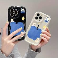 Funda de Teléfono a Prueba de Golpes con Diseño de Onda Crema, Adecuada para de la Serie X a 16, Perfecta como Regalo para Chicas. - transparente - Ver 9