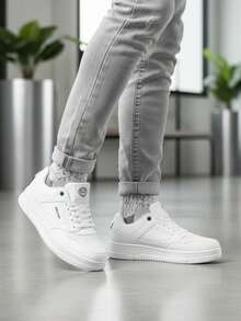 Baskets pour hommes - Blanc - Voir 1