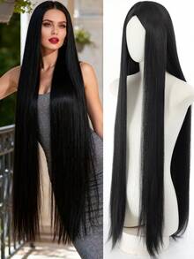 Synthetic 40 Inch Long Straight Head Wig, Suitable For Party Role-Playing, Music Festivals, Halloween Wear - Multicolor - View 1