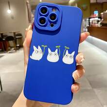 2026 nueva funda de teléfono esmerilada, funda de teléfono con diseño de gato y planta linda para  17 14 Pro Max  17 13  17 12  Galaxy S23 S22 S21 protector de teléfono funda de pareja regalo para novio novia regalo de vacaciones - Negro - Ver 4