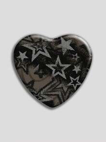Heart-Shaped Badge, Classic Fashion Badge/Brooch, 2D Flat Design, High-Quality Metal Accessory, Suitable For Decorating Clothes, Hats, Backpacks, Funny Gifts For Friends, Classmates, Colleagues, And Relatives - Multicolor - View 9