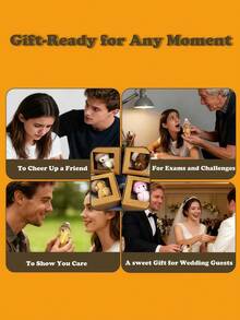 4pcs-Mini Bear Gift Set In Box, Pocket Bear With Inspirational Card, Graduation/Birthday/Valentine's Day/Mother's Day Gift, Includes Greeting Card And Box -Relationship Gift For Friends, Family, Colleagues, And Children, Positive Mini Encouragement Card - Multicolor - View 9