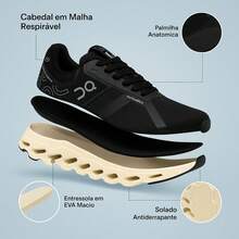 Unisex Cloud Sneakers – Comfortable, Modern, Stylish, And Expanded Sole. Sizes 34 To 43. Ideal For Daily And Physical Activities. - 羅莎.奧夫 - 查看 8