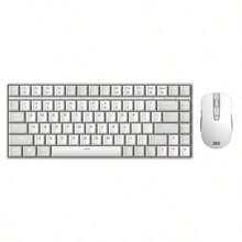 Lenovo K1 Wireless Keyboard And Mouse Combo: Mechanical Rebound Mechanism, Jelly-Like Tactile Feedback, 3-Level DPI Adjustment, Stable And Low-Latency Wireless Connection, Widely Compatible With Windows Platform, Moonlit White. - Moonlit White - View 7