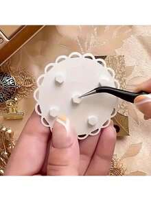 1 szt., sześciokątna, bardzo gruba, dwustronna taśma piankowa samoprzylepna – artykuły rzemieślnicze do ręcznie robionych dzieł sztuki 3D, produkty świąteczne DIY, prezenty - Biały - Zobacz 1