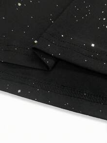 Plus Size Women Elegant Fitted Elastic Plunging Neck Criss-Cross Backless Slip Dress, Suitable For Holiday, Casual, School, Date, Single Party, Summer, Christmas