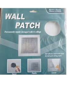 10 piezas Kit de reparación de paneles de yeso, incluye herramientas de llenado de paredes para reparar agujeros y daños con masilla de yeso blanca y almohadillas de raspador/lijadora - Solución rápida, kit de parche de paneles de yeso, herramientas de enyesado, parche autoadhesivo para paredes, herramientas profesionales duraderas, juego de herramientas de masilla, mantenimiento de propiedades, renovación del hogar