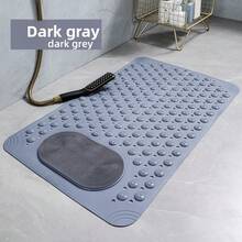 Premium Non-Slip Shower & Bathtub Mat - Thick Rubber Bath Mat With Drain Holes & Strong Suction Cups, Anti-Slip Bathroom Floor Mat For Wet & Dry Surfaces, Quick-Dry Design With Massage Texture - Ideal For Spa, Gym Locker Rooms & Luxury Bathrooms (Housewarming/Valentine's Day Gift) - Multicolor - View 16