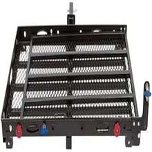 Steel Mobility Scooter & Wheelchair Carrier With Folding Ramp For Hitch Mount, High Capacity For Class III Or IV 2-Inch Receiver - 黑色 - 查看 6