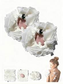 Soft Bath Sponge - Rich Lather, Cleanses Skin And Exfoliates - Removable, Easy To Insert Soap, Compatible With Shower Gel, Skin-Friendly And Soft, Effectively Exfoliates. - Multicolor - View 1