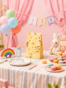 12 túi quà họa tiết hoa, túi tote hoa nhiều màu sắc, túi quà tặng sinh nhật, trang trí chủ đề mùa xuân, trang trí đám cưới sinh nhật, quà tặng khách mời, quà tặng cho em bé, bao bì quà tặng, đồ dùng đám cưới, ngày Valentine - Nhiều màu - Xem 6