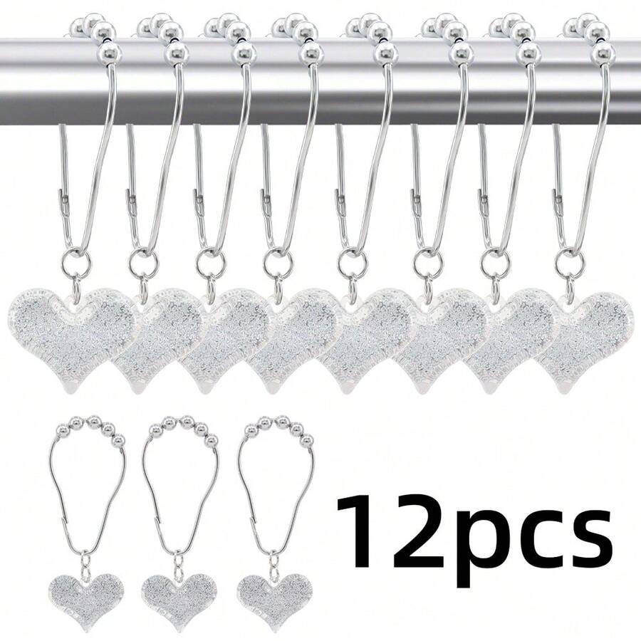 12pcs White Heart Hook Set: The Secret Santa Gift Exchange, Last-Minute Holiday Presents, Or Seasonal Gifting Solution-This Personalized Gift Is Perfect. The Top Choice For Christmas Decor: Ideal For Bedroom Organization, Hanging Wreaths In The Living Room