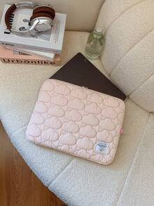 YOONI 韩版蓬松云朵软笔记本电脑保护套，可爱笔记本电脑保护壳，兼容iPad 11/13/15英寸 - 彩色 - 查看 9