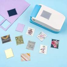New Stamp Border DIY Punch Stamp Shape Craft Punch Embossing Machine Round Hole Punch Toothed Puncher Embosser - Multicolor - View 3