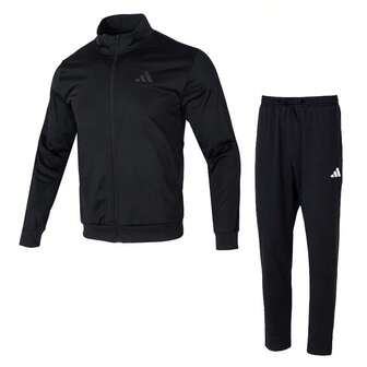 Adidas [Costum sport pentru bărbați] Jachetă tricotată M 3S TR TT, jachetă casual pentru alergare în aer liber, de zi cu zi + pantaloni lungi tricotați pentru sport, pentru naveta, M SL SJ TO PT