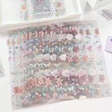 心形小熊礼品包装袋，彩色蝴蝶结星星礼品包装袋 - 彩色 - 查看 1