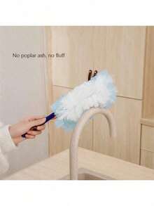 10合1可重复使用除尘掸套装，带可替换刷头，手持式除尘器，适用于家居、家具、电子产品、吊扇 - 高效静电除尘，清洁用品 - 彩色 - 查看 5