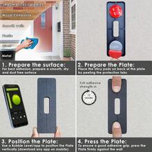 AWYYNo-Drill Mount For Aosu Arlo Blink Eufy Nest Netamo Reolink Tapo Wyze Video Doorbell Wired Or Battery Wireless Security Camera And Others Adhesive Plate Slim Size - MẢNH KHẢNH - Xem 5