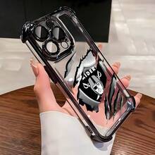 Funda con el logotipo de los  Torn, compatible con teléfonos ,  17,  16 Pro Max,  15 Pro Max,  13 y  12. Fabricada en TPU, ofrece protección contra golpes y caídas. Un regalo perfecto para aficionados al deporte, cumpleaños y celebraciones. - Negro - Ver 1