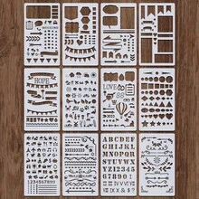 3 Styles Diary Template Set - Suitable For Notebooks, DIY Planners, Handwriting Fonts And Creative Writing Projects, Waterproof And Flexible Diary Templates - 均碼 - 查看 1