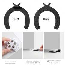 4pcs/Set Quiet Swivel Casters, 5-Ball Heavy Duty 360° Rotation Sliding Wheels, Self-Adhesive Furniture Mover Accessories