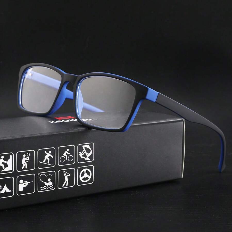 Unisex Classic Design, Minimalist Style, PC Frame Material, Spring Hinges, No Accessories Included