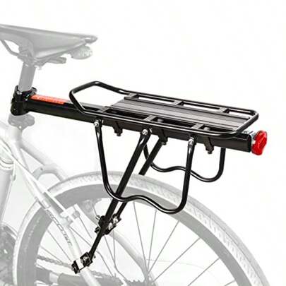 GSYY Rear Be Rack 110 Lbs/ 50KGS Be Cargo Racks Frame Aluminum Alloy Universal Adustable Cycling Equment Stand Footock Bicycle Luggage Carrier With Tools And Reflec For 26"-29" Frames