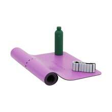 Tapate para Yoga Pilates y Ejercicio - Antideslizante Acolchonado y Portatil para Interior y Exterior 185cm - Violeta - Ver 6