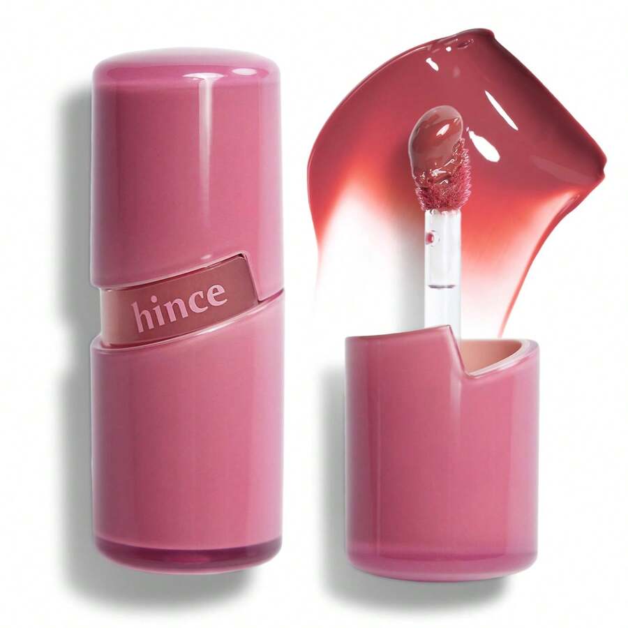 hince Raw Glow Lip Tint RAW FIG 12 4ml - Stain Glazed, Glossy Dewy Lip Gloss, Non Sticky & Long Wearing For Natural Glass Glow, Hydrating, Moisturizing Liquid Lipstick, Vegan - 原圖 12 - 查看 1