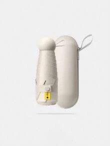 迷你折叠伞 - 防水、便携、轻巧、防紫外线、防风、易于携带、可折叠设计，附赠收纳袋 - 适合户外活动、旅行和日常使用，是夏季降温、海滩度假、旅行的理想之选，迷你50%折叠伞，晴雨两用，适合作为儿童节日礼物，UPF50+防紫外线和防雨，教师节和万圣节礼物之选。