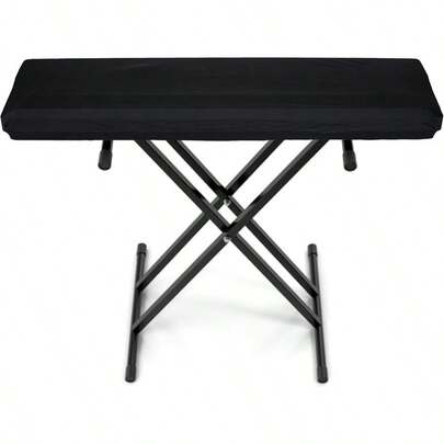 AWYYLIGICKY Stretchable 61 And 73 And 76 Keys Digital Piano Keyboard Dust Cover Black